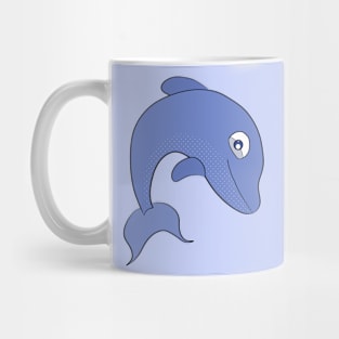 A smiling dolphin Mug